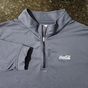 Peter Millar Perth Coca Cola Performance Stretch Quarter Zip Golf Casual XXL